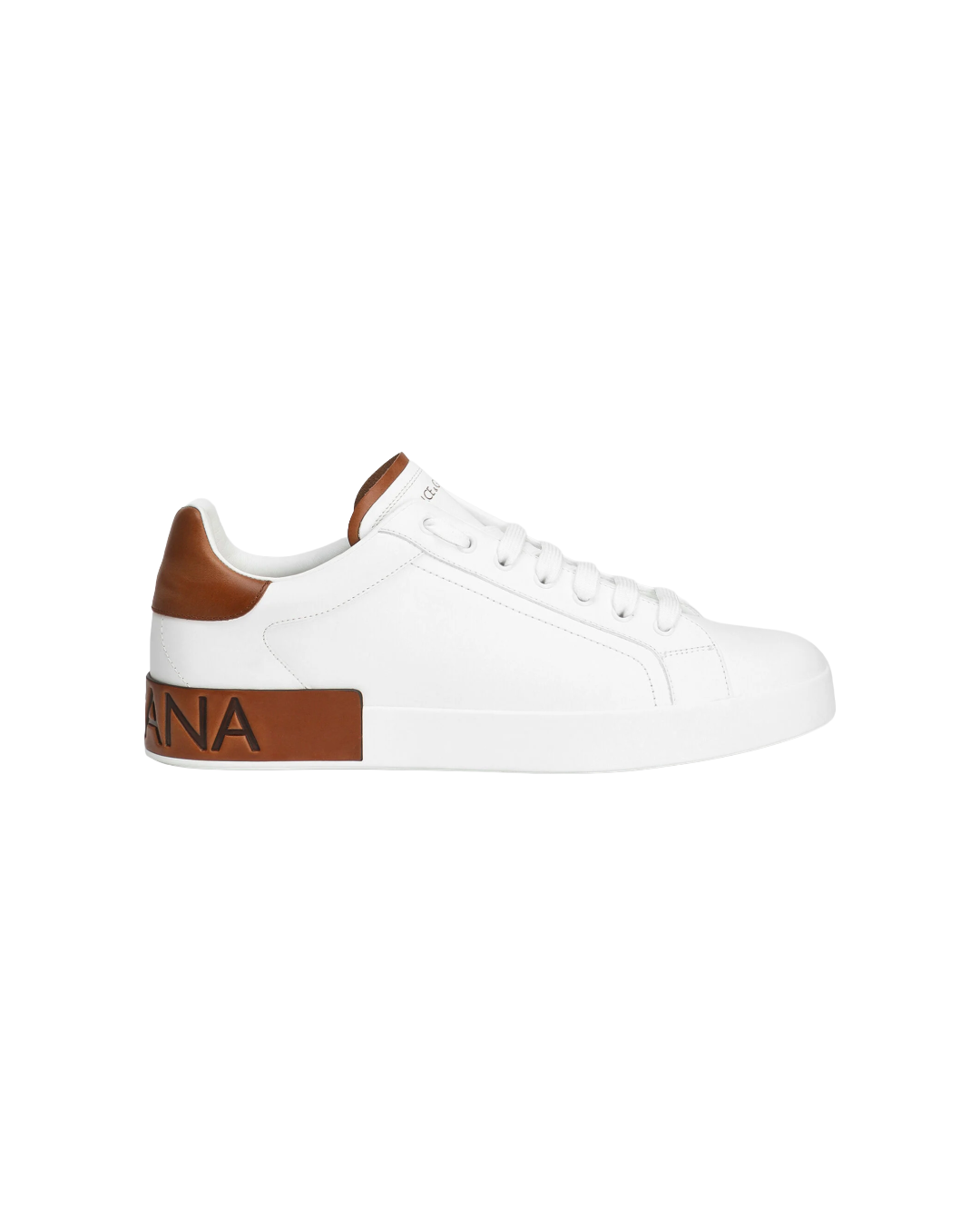 CALFSKIN PORTOFINO SNEAKERS IN WHITE