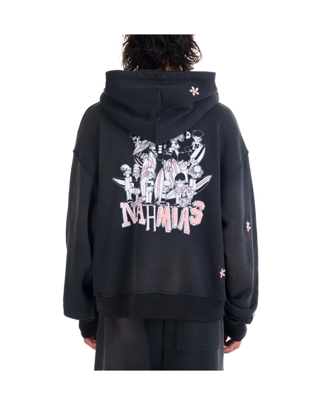 FLOWER GROMS ZIP UP HOODIE