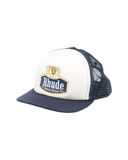 EMBROIDERED LOGO TRUCKER HAT