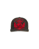 ST. RHUDE SEAL DENIM CURVED BRIM HAT