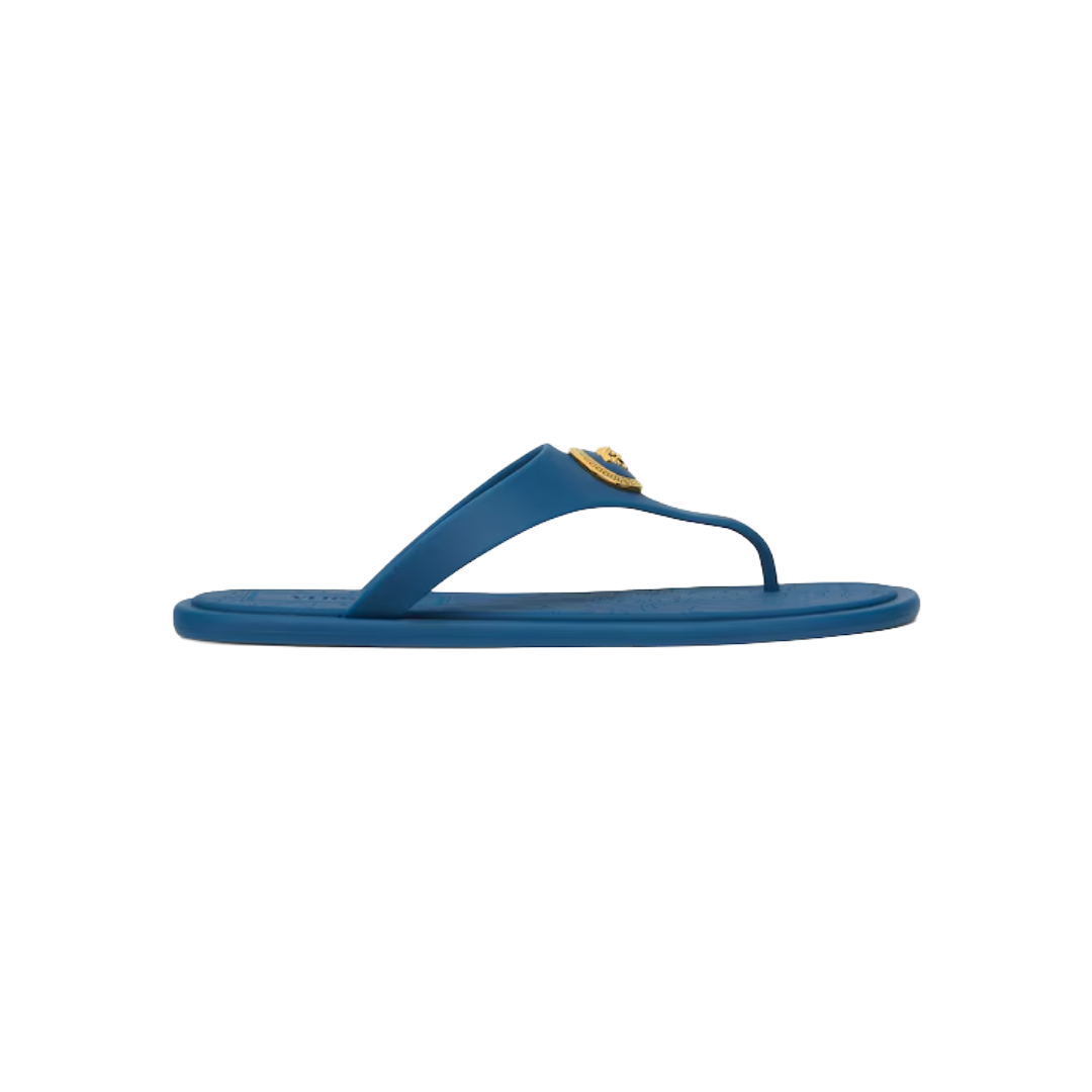 ALIA RUBBER FLAT SANDALS