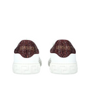 CRYSTAL GRECA SNEAKERS BROWN