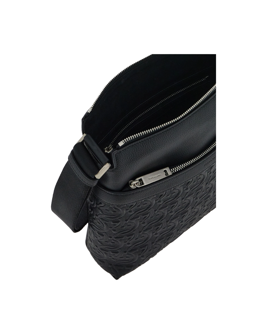 EMBOSSED GANICI MESSENGER BAG