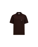 V-NECK POLO WITH JACQUARD POCKET DETAIL