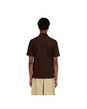 V-NECK POLO WITH JACQUARD POCKET DETAIL