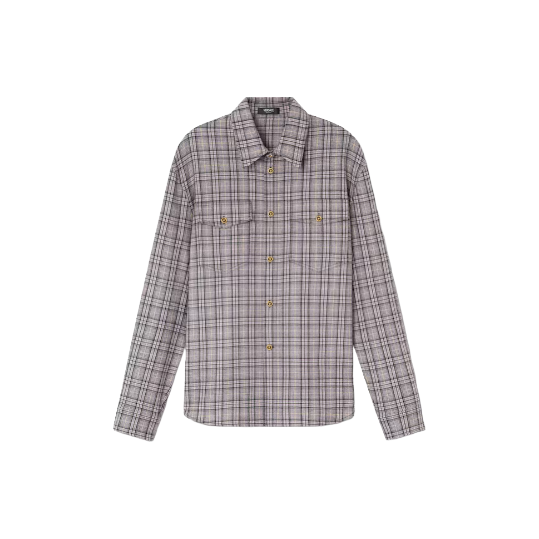 CHECKED WOOL FLANNEL SHIRT