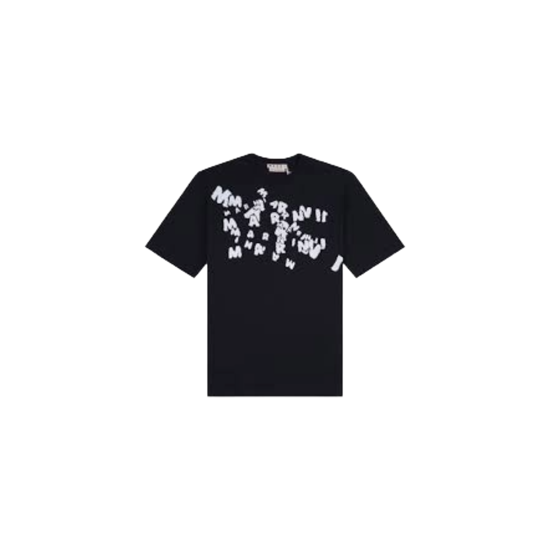 BLACK JERSEY COTTON T-SHIRT