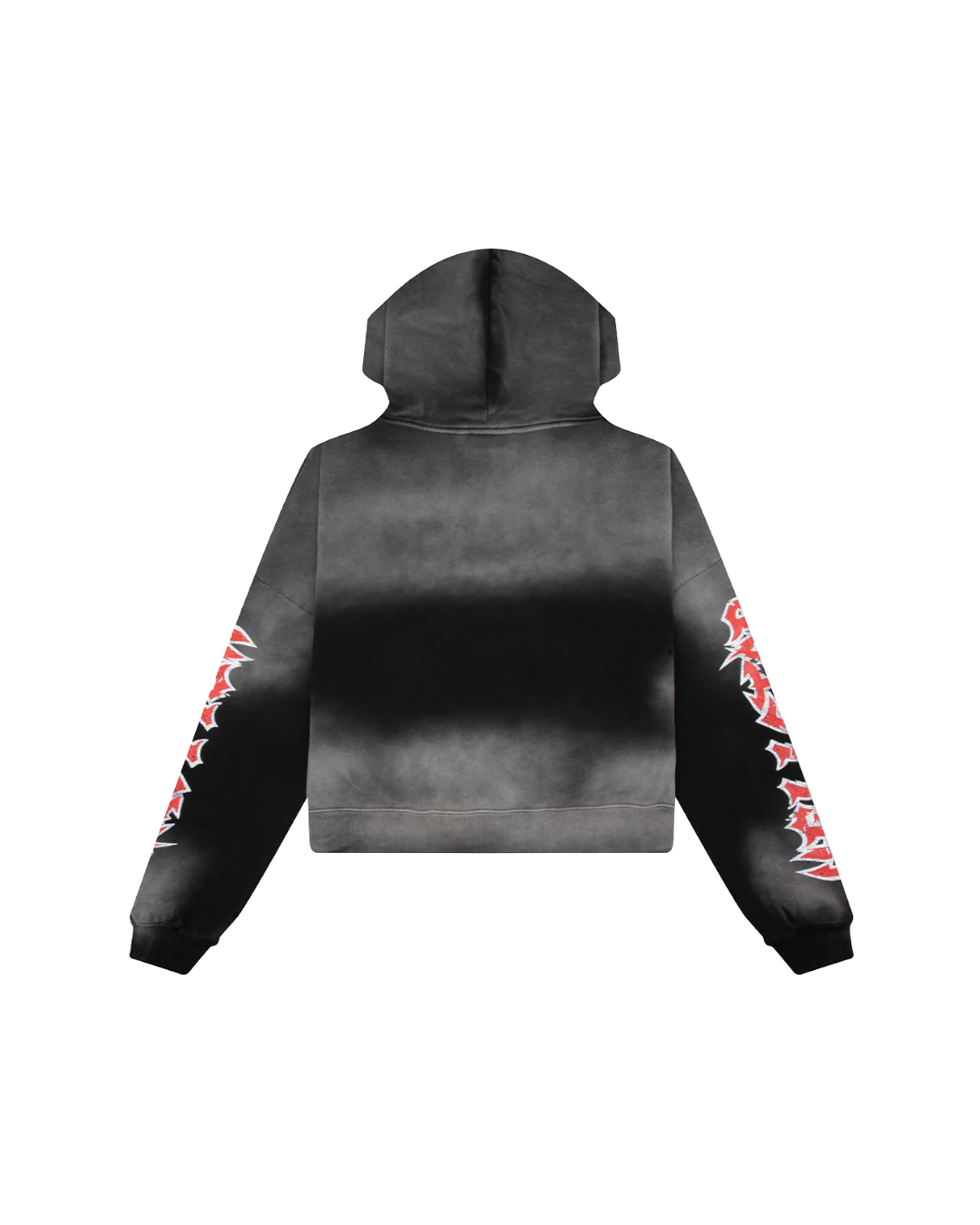 STARS SHINE GRAFFITI HOODIE BLACK/RED