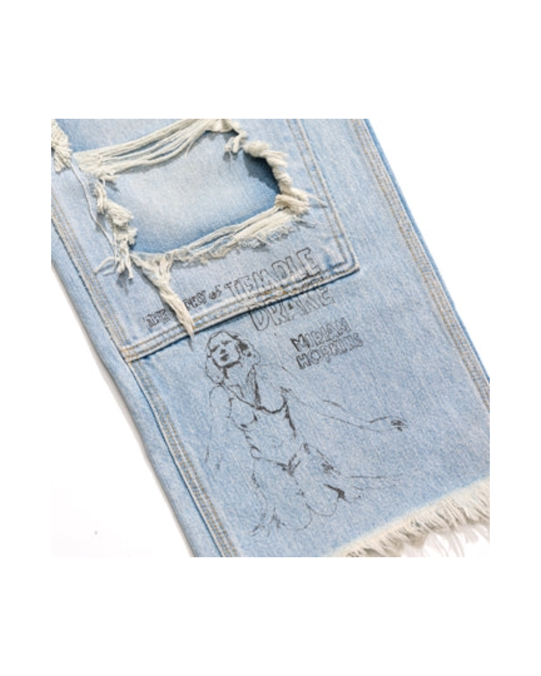 BUSTED DBL KNEE JEAN