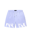 PAINTED WORDMARK SHORT PURPLE