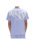 PAINTED WORDMARK TEE PURPLE