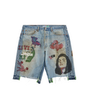 HARRISON TRIPLE- WIDE DENIM SHORT