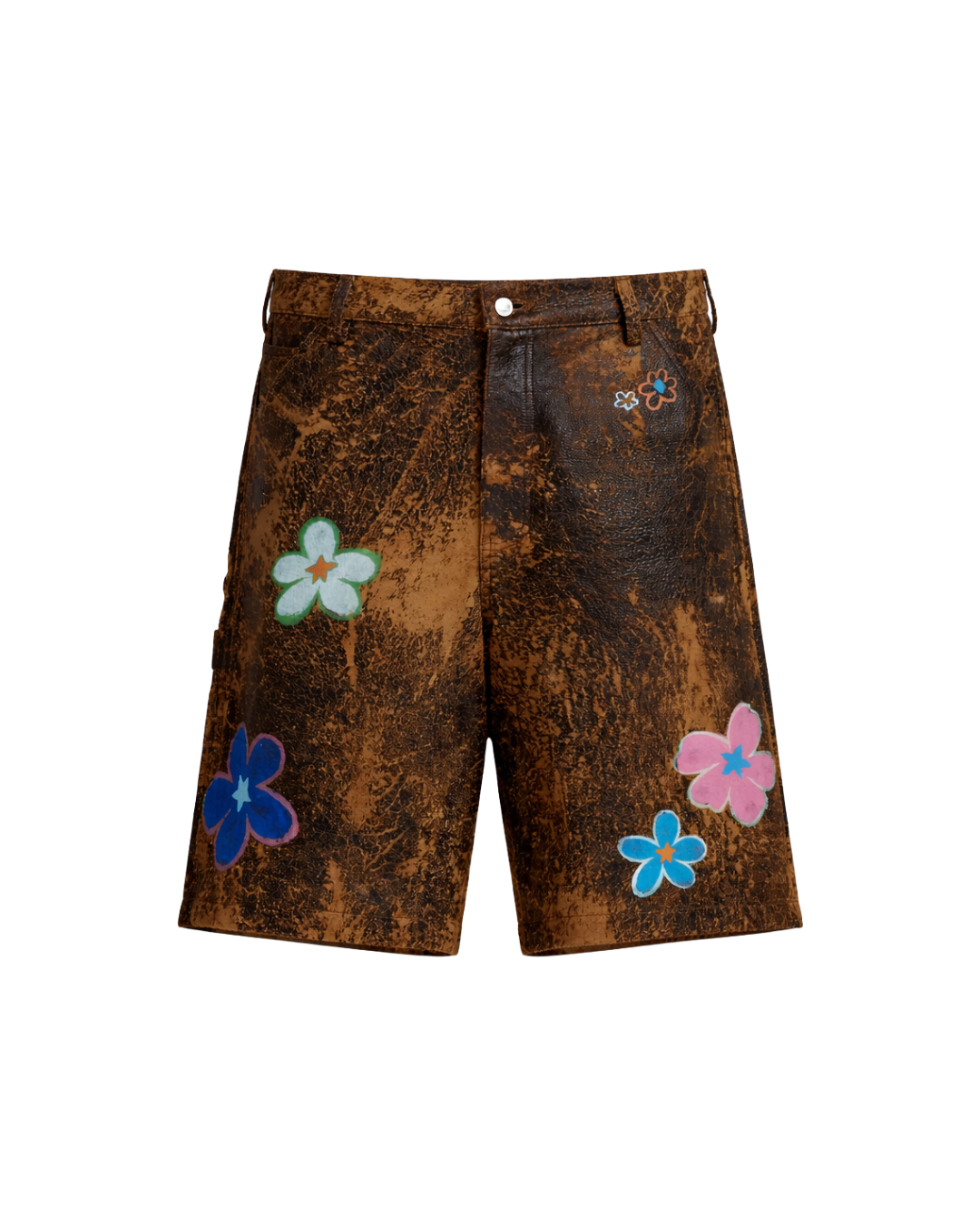 SUPER BLOOM LAMBSKIN CARPENTER SHORTS