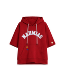 FLOWER PATCH CUT OFF HOODIE