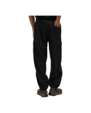 BLACK WOOL TROUSERS