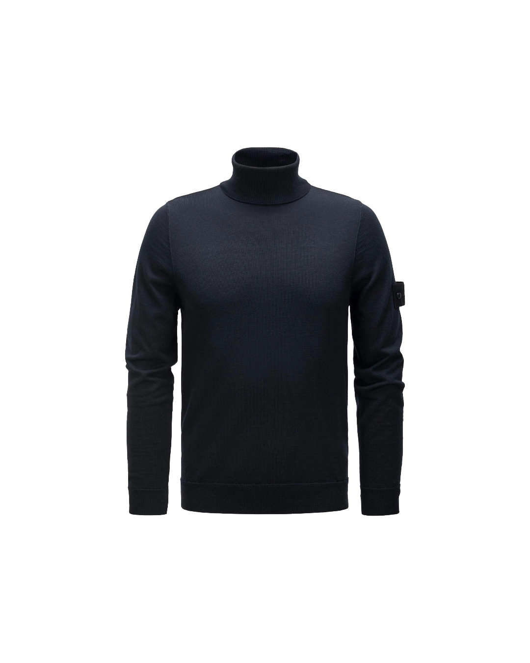 NAVY GHOST WOOL TURTLENECK