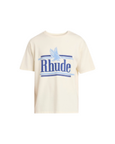 RHUDE ROSSA TEE WHITE/BLACK