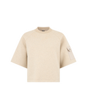 MIXED MEDIA NEOPRENE T-SHIRT