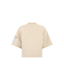 MIXED MEDIA NEOPRENE T-SHIRT