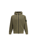COTTON WAFFLE HOODED SWEATSHIRT