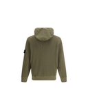 COTTON WAFFLE HOODED SWEATSHIRT