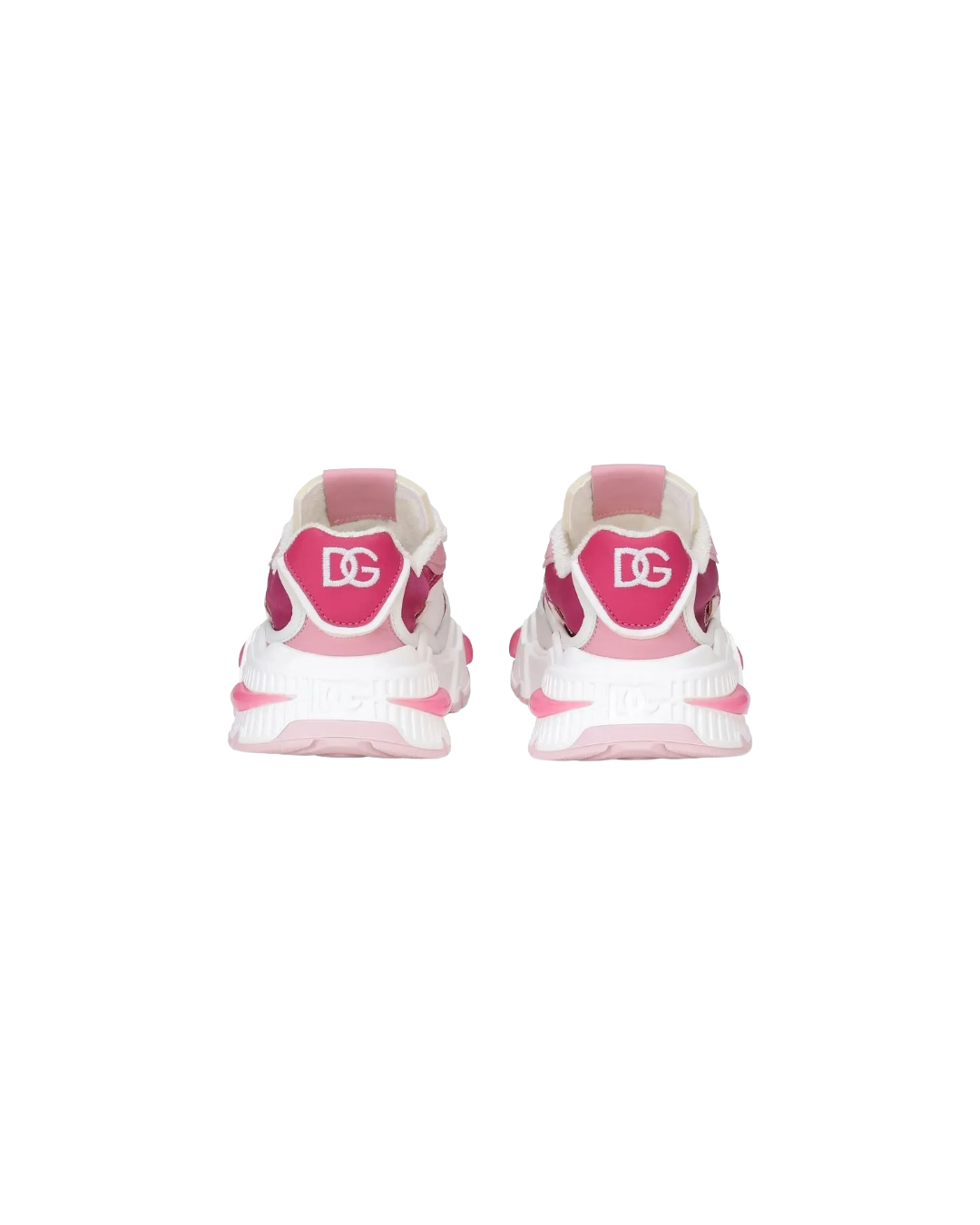 DOLCE & GABBANA KID'S AIRMASTER SNEAKER PINK/WHITE