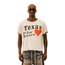 TEXAS IS FOR LOVERS RINGER TEE BROWN