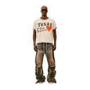 TEXAS IS FOR LOVERS RINGER TEE BROWN