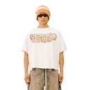 FLOODED TURKS TORQUE TEE WHITE