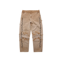 BARBED WIRE RECONSTRUCTED VINTAGE CARHARTT DOUBLE KNEE PANTS-TAN