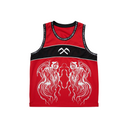 REAPER FACE OFF BASKETBALL JERSEY - RED