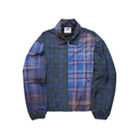 HYBRID-PLAID NYLON JACKET