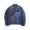 HYBRID-PLAID NYLON JACKET