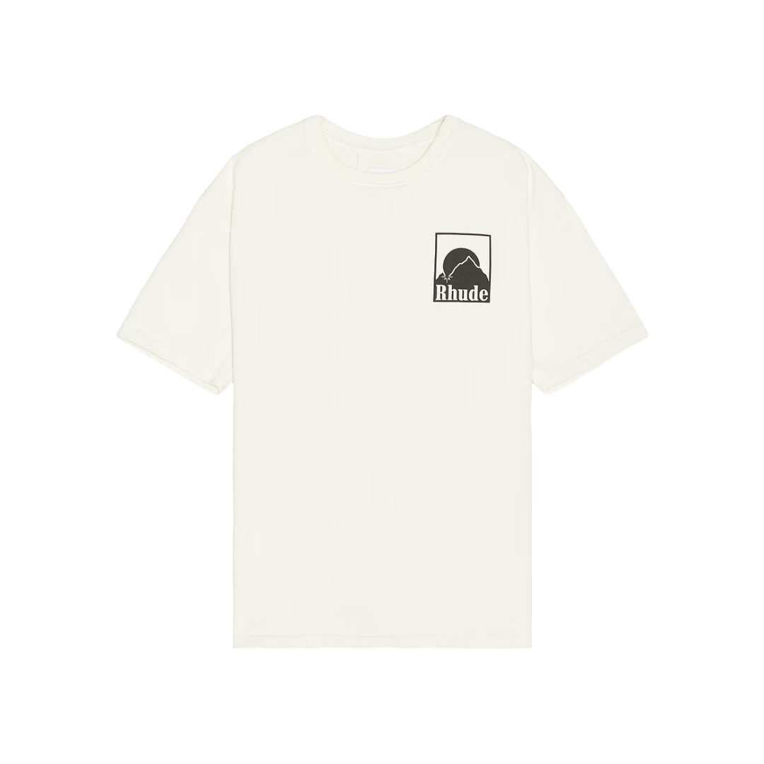 RHUDE MOONLIGHT BADGE TEE OFFWHITE