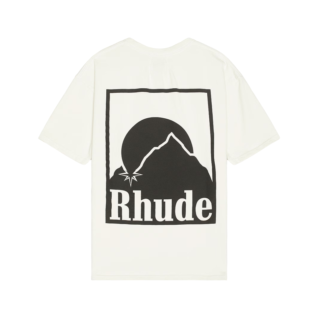 RHUDE MOONLIGHT BADGE TEE OFFWHITE