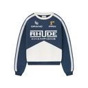 RHUDE CHAMPIONS CREWNECK NAVY