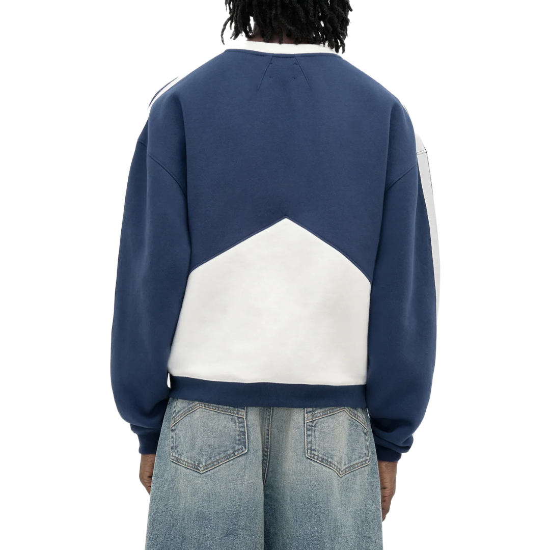 RHUDE CHAMPIONS CREWNECK NAVY