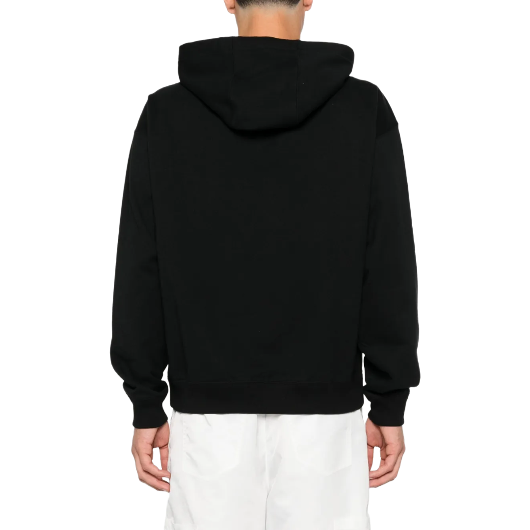STATUE PRINT COTTON SWEATSHIRT BLACK