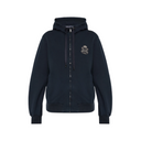 COTTON HOODIE HERALDIC PATCH