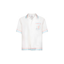 DANCE JOY SHORT SLEEVE SILK SHIRT