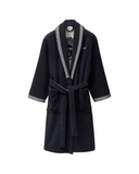 COTTON TERRY JACQUARD BATHROBE