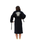 COTTON TERRY JACQUARD BATHROBE