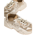 DAYMASTER MESH SPLIT CALFSKIN AND DOWN SNEAKERS