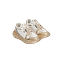 DG BOUNCE 12 NYLON AND CALFSKIN SNEAKERS
