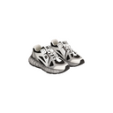 DG BOUNCE 12 NYLON AND CALFSKIN SNEAKERS