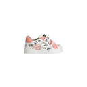 CALFSKIN SNEAKERS WITH RHINESTONES