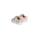 CALFSKIN SNEAKERS WITH RHINESTONES