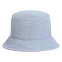DOLCE & GABBANA KIDS EMBROIDERED BUCKET HAT BLUE