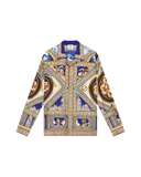 PLAFOND ORNE DE MUSIQUE LONG SLEEVE SILK SHIRT
