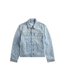 PEARL MONOGRAM LOGO DENIM JACKET
